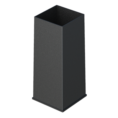 Notre élément de finition pour tubes ronds a été crée pour s´ajuster à notre pied réglable rond AKEAD.