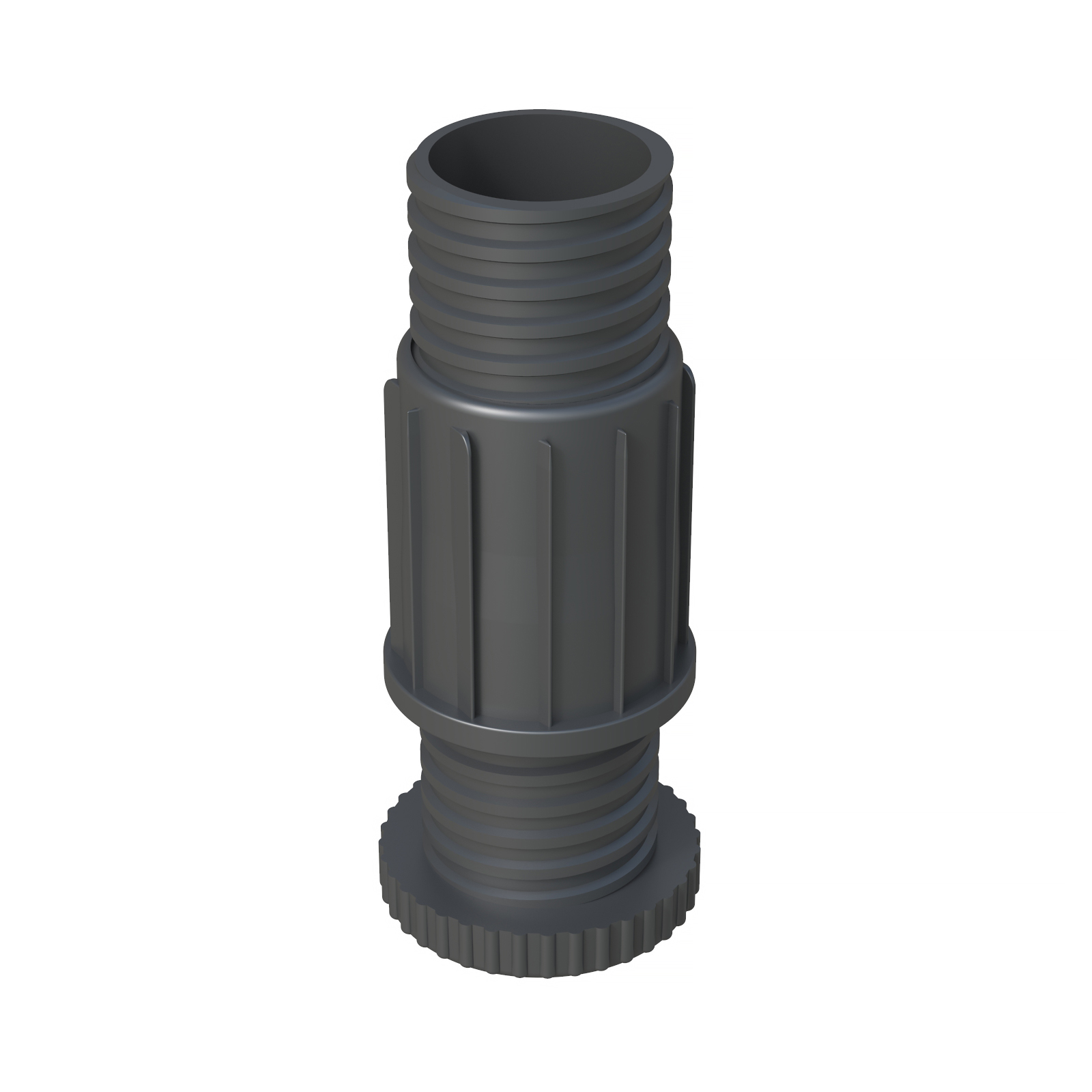 Notre pied réglable AKEAC pour tube rond est parfait pour niveler tout type de table et ne nécessite aucun type d'embout ou de filetage, puisque la même pièce remplit les deux fonctions. Ce pied possède une base moletée pour faciliter son réglage à la main.<br>
Il est disponible pour les diamètres de tube suivants : 40 / 50 / 53 / 60 / 63. Les variantes de diamètre 40 sont fabriquées en Polyamide 6 et fibre de verre <b>(PA630%GF)</b> noir, tandis que le reste est fabriqué en polystyrène <b>(PS)</b> disponible <b>en noir et gris</b>. <br><br>
Certaines références peuvent être combinées avec une autre finition : <b><a href=' https://www.iscsl.fr/finition-pour-le-pied-reglable-akeac/akeaa/'target='_top'>AKEAA< /a></b>.
