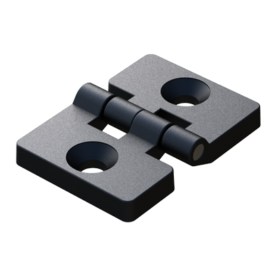 Notre large gamme de <b>charnières à fixer avec vis à tête fraisée</b> travaille avec des épaisseurs de 4mm jusqu'à 10mm. Elles peuvent s'utiliser dans divers secteurs, comme la protection de machinerie, assemblage de profils métalliques, menuiserie, mobilier, etc. Elles ont été dessinées pour être résistantes et fonctionnelles dans leurs mécanismes d'ouverture et fermeture, sans perdre de vue non plus, leur aspect esthétique.<br>
<br>
* L' <b>angle maximum d'ouverture de ces charnières est de 270º</b>, ce qui permet de régler au maximum les portes et fenêtres sans forcer leur fermeture. Il existe aussi des modèles avec des angles d'ouverture plus petits.
<br>
* Les <b>charnières</b> sont fabriquées en PA630%GF (<b>Nylon 6 renforcé avec un 30% de fibre de verre</b>) et la <b>goupille</b> est en <b>acier inoxydable</b>.
<br>
* Sous commande, les pièces peuvent être fournies <b>personnalisées avec  le logo de votre entreprise</b>.
<br>
* La résistance maximum de travail (Poids en Kgs.) est une <b>valeur obtenue d'un laboratoire externe agréé</b>.