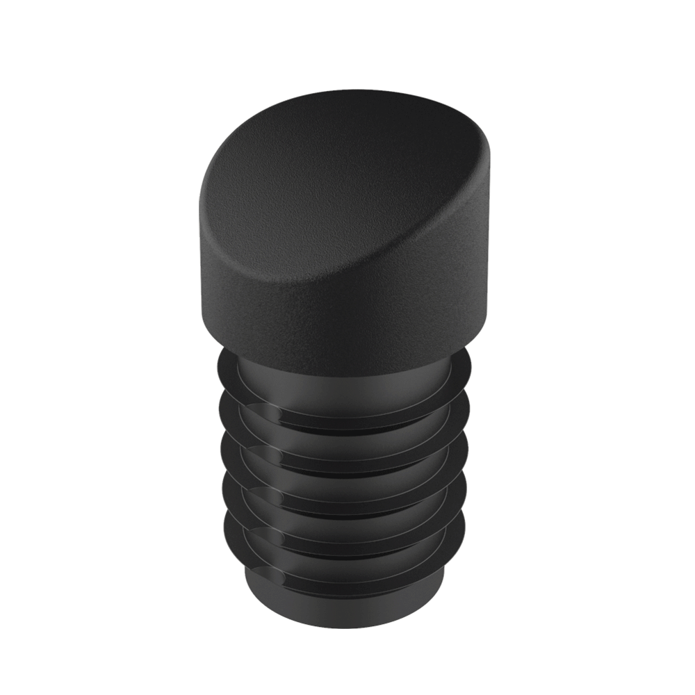Notre embout pour tubes ronds LGRL possède un angle allant de 8º à 12º ou de 18º à 22º, et il est idéal pour les chaises. Il peut être fabriqué en <b>couleurs RAL</b> sur demande, et sa base est produite et proposée dans divers matériaux avec les caractéristiques suivantes :
<br><br>
* <i><b>Base en LDPE (polyéthylène)</b></i> : bonne glisse pour les sols multi-surfaces.
<br>
* <i><b>Base en FEUTRE (feutre)</b></i> : bonne glisse, anti-rayures et insonorisante, pour les parquets, sols en bois et carrelages.<br>
* <i><b>Base en PA6 (nylon)</b></i> : bonne glisse et sans usure. Pour les parquets et sols en bois.
<br>
* <i><b>Base en POM+PTFE (pom+téflon)</b></i> : bonne glisse, résistante à la friction, aux vibrations et aux produits chimiques. Pour les sols textiles comme les tapis ou moquettes.
<br>
* <i><b>Corps en EVA (mousse) avec base en POM+PTFE (pom+téflon)</b></i> : bonne glisse, anti-vibrations et insonorisant. Pour les sols en céramique et en bois. Recommandé pour réduire le bruit (salles de réunion, théâtres)...
<br>
