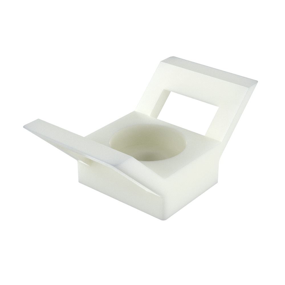 Notre support pour collier se fixe grâce à une vis et permet de loger un collier qui peut attacher des câbles, tubes, fils, etc…  Choisissez le collier qui vous convient le mieux dans notre famille MB.