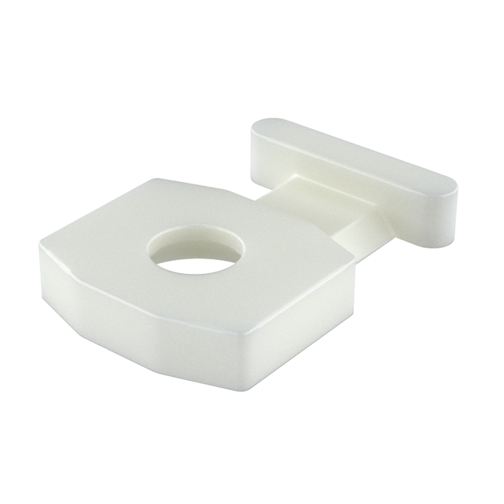 Notre support pour collier se fixe grâce à une vis fraisée plate et permet de loger un collier. Il est parfait pour des applications où la hauteur est importante. Choisissez le collier qui vous convient le mieux dans notre famille MB.