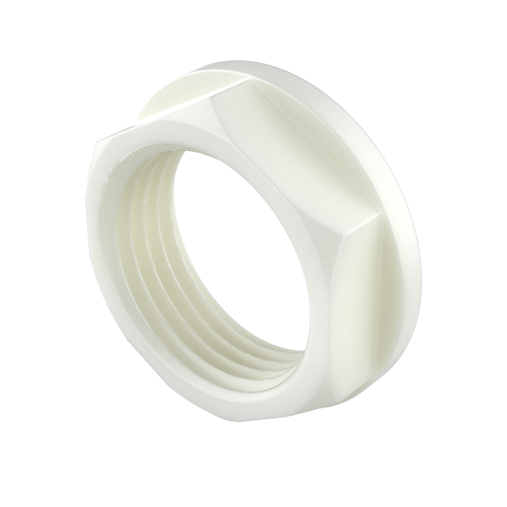 <p>Nos écrous hexagonaux <strong>MTHA</strong>, similaires à la norme <b>DIN 6331</b>, sont disponibles en <strong>PA66</strong> et <strong>PA6GF30</strong>, offrant des solutions légères, isolantes et résistantes pour divers secteurs industriels.</p>
<h4>Matériaux et propriétés</h4>
<ul style='margin-left:20px'>
<li><strong>PA66 :</strong> rigidité et stabilité dimensionnelle accrues.</li>
<li><strong>PA6GF30 :</strong> renforcé avec 30 % de fibre de verre, excellente rigidité et résistance thermique jusqu’à 130 °C.</li>
</ul>
<p>
Tous les matériaux offrent une bonne isolation électrique et une résistance chimique aux huiles, graisses et solvants courants. Idéaux pour des applications électriques, mécaniques et d’isolation.
</p>