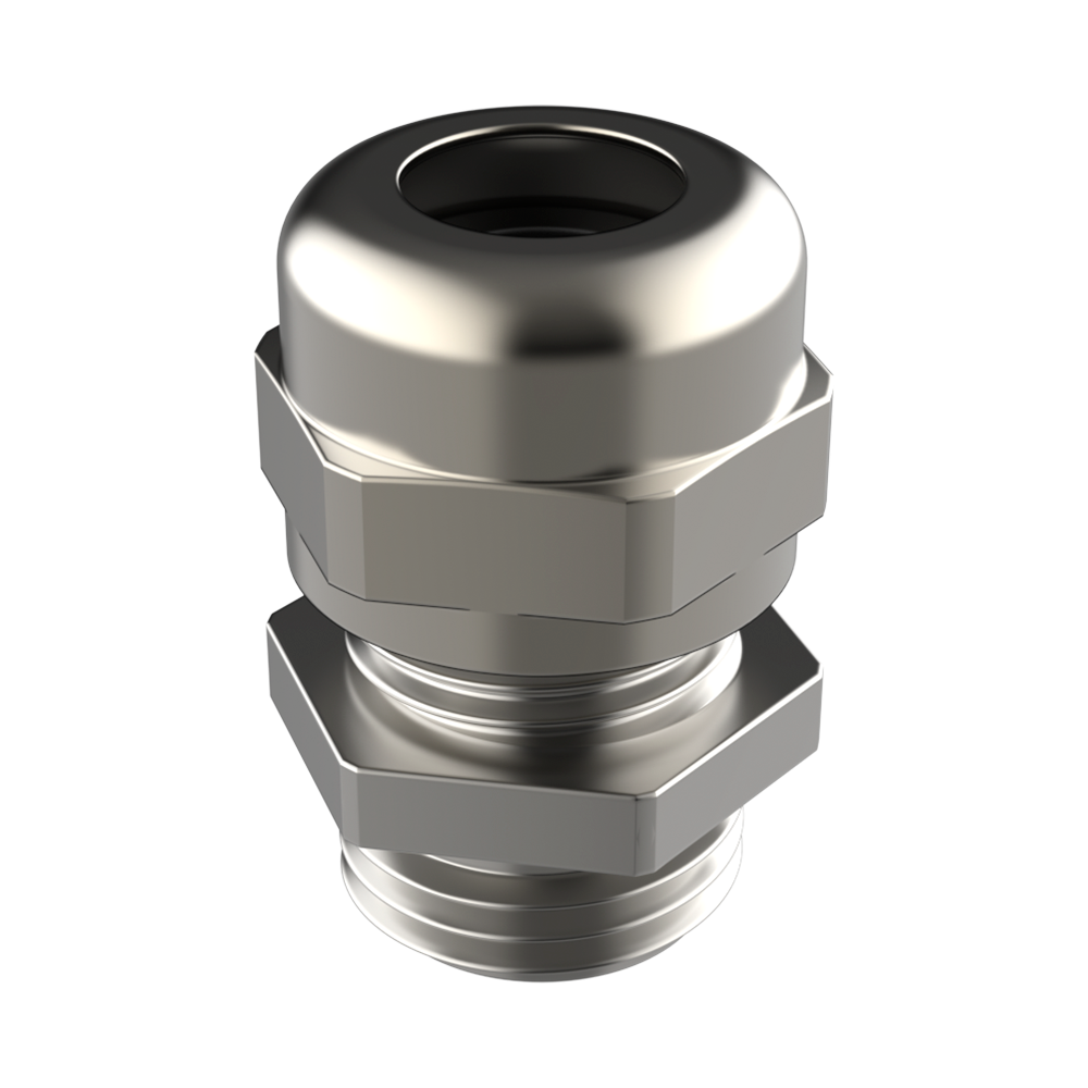<p>Notre <b>presse-étoupe PRPAB</b> en <b>laiton nickelé</b> avec <b>serrage lamellaire</b> est conçu pour les applications industrielles standard et les environnements exigeants. Ses nombreuses certifications internationales garantissent une grande polyvalence d'utilisation. Livré avec joint torique O-Ring.</p>

<p>Disponible avec filetage <b>métrique</b> (EN 60423), <b>PG</b> (DIN 40430) ou <b>NPT</b> (ANSI B1.20.1) selon les exigences d'installation.</p>

<p>· <b>Matériaux :</b> corps en laiton nickelé, bague lamellaire en polyamide 6, joint en chloroprène et O-Ring en NBR<br>· <b>Température de service :</b> -20 °C à +100 °C (pointes de -30 °C à +150 °C)<br>· <b>Protection :</b> IP66, IP68 (jusqu'à 5 bar), IP69, Type 1/4/4X/12/13 (UL 50E), UL94-V2<br>· <b>Certifications :</b> CE, c-UL-us, GOST ; la version métrique est également conforme à l'EN 62444 et certifiée VDE et DNV GL. Certaines certifications peuvent ne pas être disponibles pour toutes les références.</p>