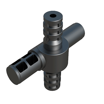 Notre raccord 4 tubes a été crée pour connecter 4 tubes ronds. Il a une articulation pour pouvoir changer son angle de 45º à 200º. Si vous cherchez la pièce pour 3 tubes: SROY, ou pour 2 tubes: SROBL.