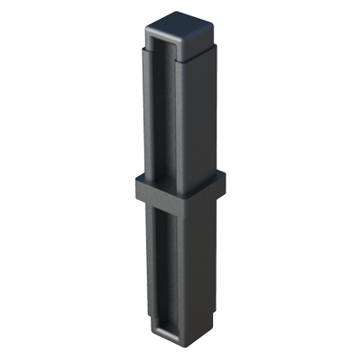 Notre raccord en ligne a été crée pour connecter 2 tubes carrés. Il est fourni avec ou sans coeur d´acier.